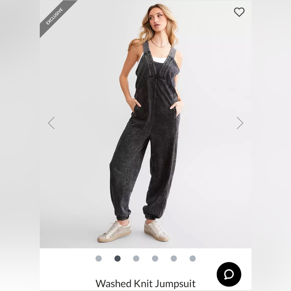 BKE Washed Knit Jumpsuit